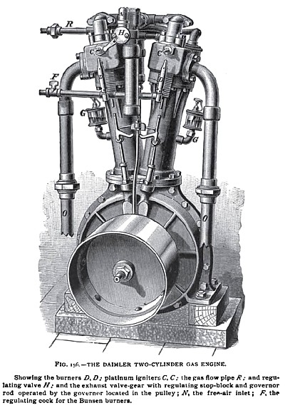 The Daimler Two-Cylinder Gas Engine